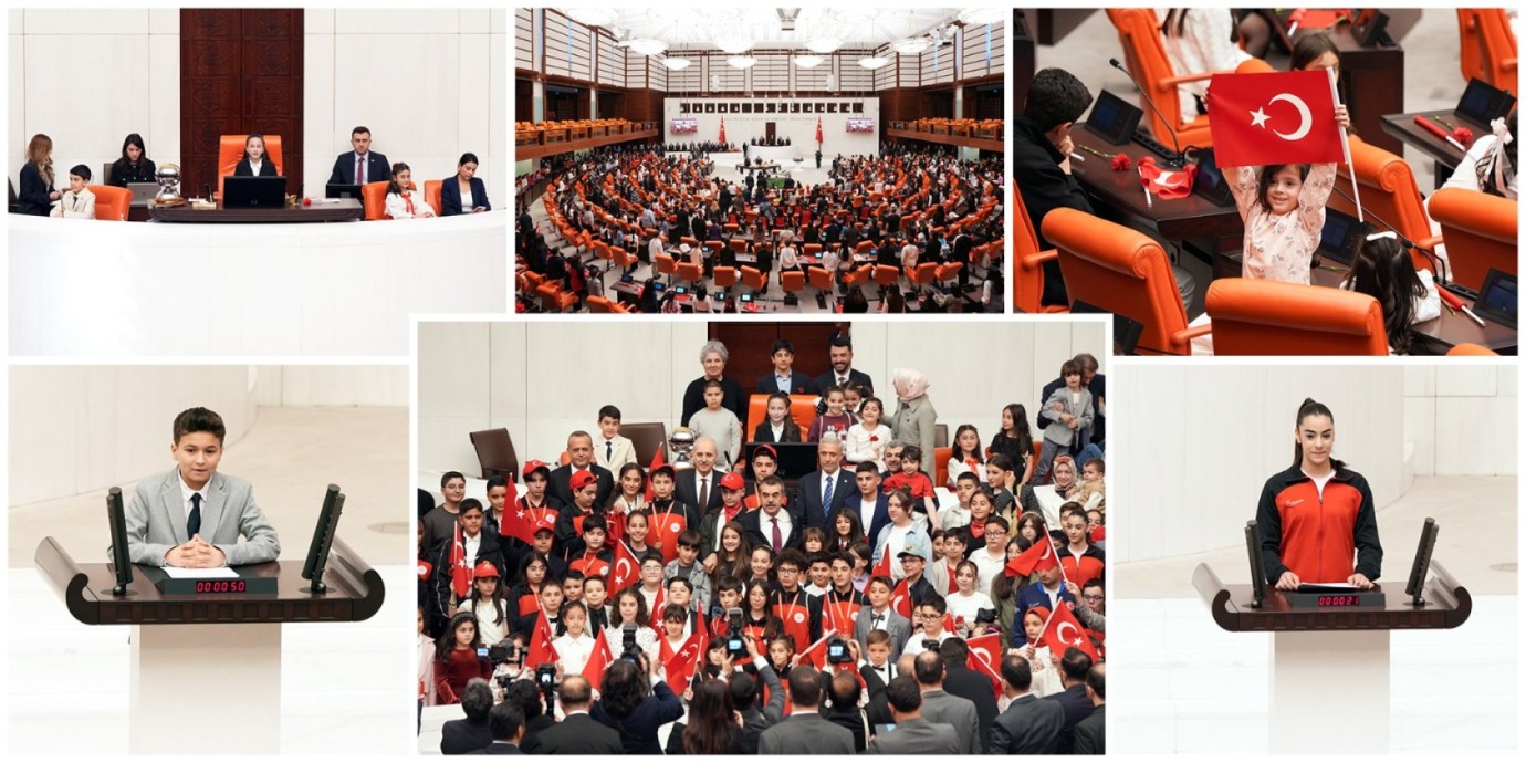 TBMM ÇOCUK ÖZEL OTURUMUNU, 6. SINIF ÖĞRENCİSİ İNCİ YILDIZ ŞENTÜRK YÖNETTİ