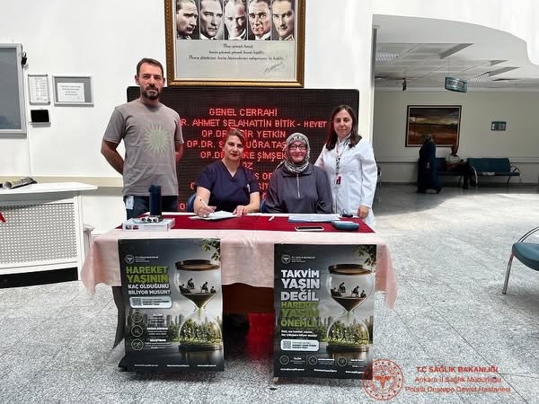 Polatlı’da “Hareket Yaşını Öğren, Sağlıklı Yaşa” Farkındalık Etkinliği