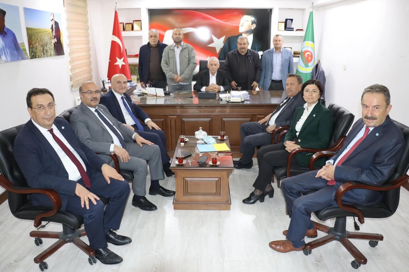 İYİ PARTİ POLATLI 'DA ÇİFTÇİLERİ DİNLEDİ